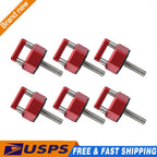 6X Aluminum Quick Removal Fastener Thumb Screw for Jeep Wrangler JK JL (2007–2023)