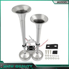 2 Trumpet Electric Horn for Marine Applications (Stainless Steel)