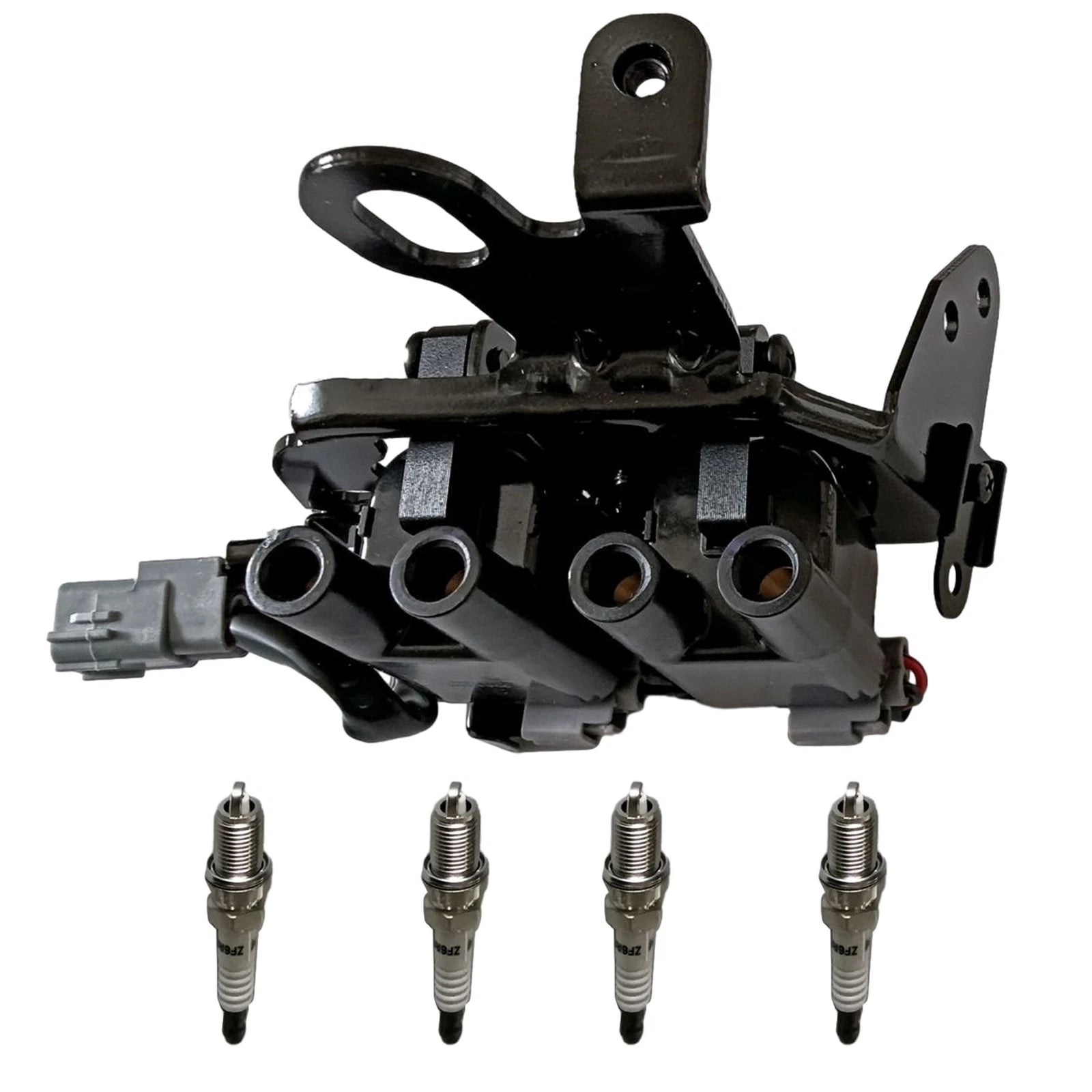 Set of 4 Ignition Coils and Spark Plugs for Kia Spectra5 (2005–2009)
