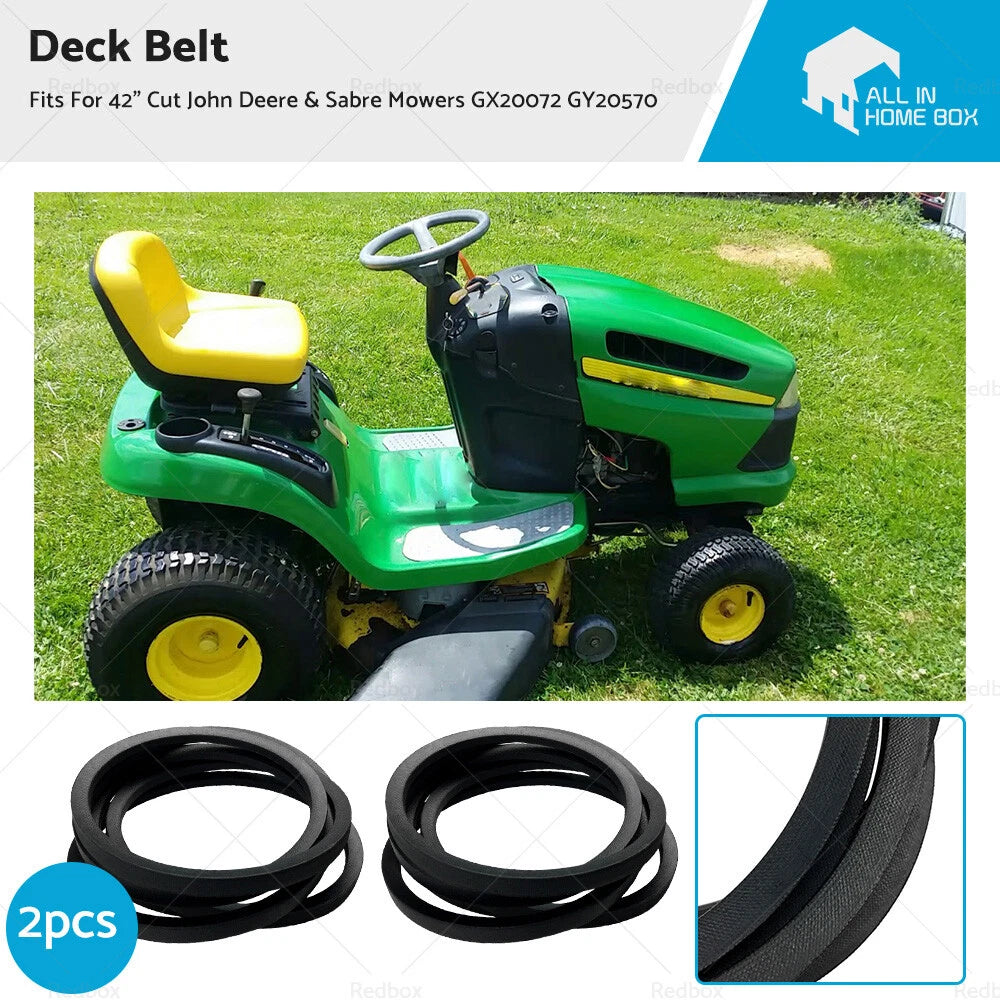 2X Deck Belt 42" for John Deere Sabre Mowers (GX20072, GY20)