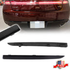 2X Smoked Lens Rear Bumper Reflector Lights for Lincoln MKZ (2013–2020)