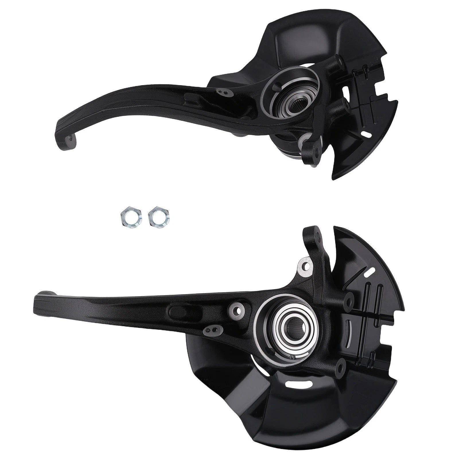 2X Front Steering Knuckle Assembly for Hyundai Sonata 2006–2010 51715-3K550