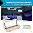 Vanity Makeup Mirror with Lights for Jaguar XJ (2010–2019)