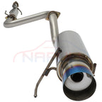 SS Exhaust System 4.5" Burnt Tip Muffler for Honda Del Sol (1993–1997)