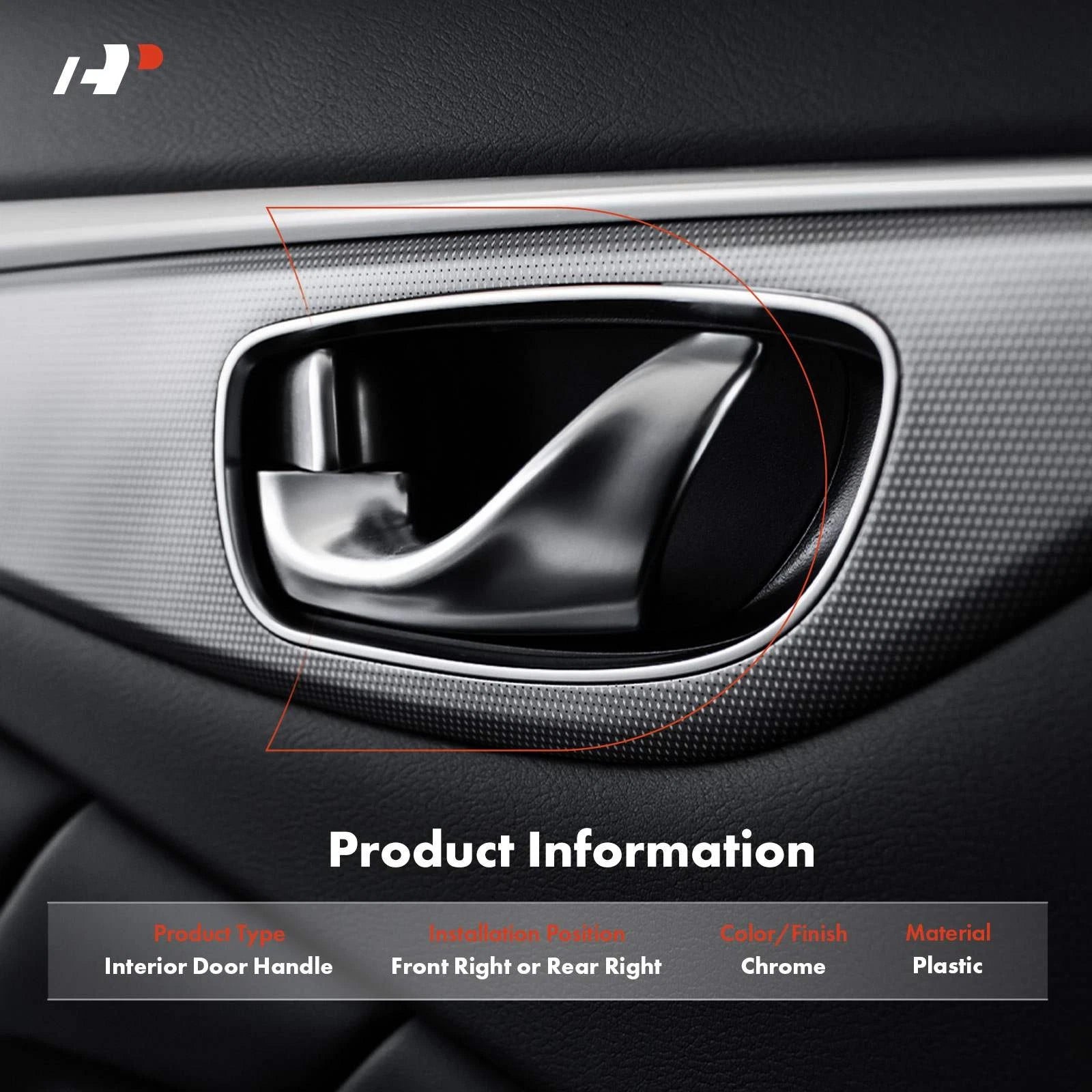 Right Interior Door Handle for Toyota Corolla Matrix (2009â2013)