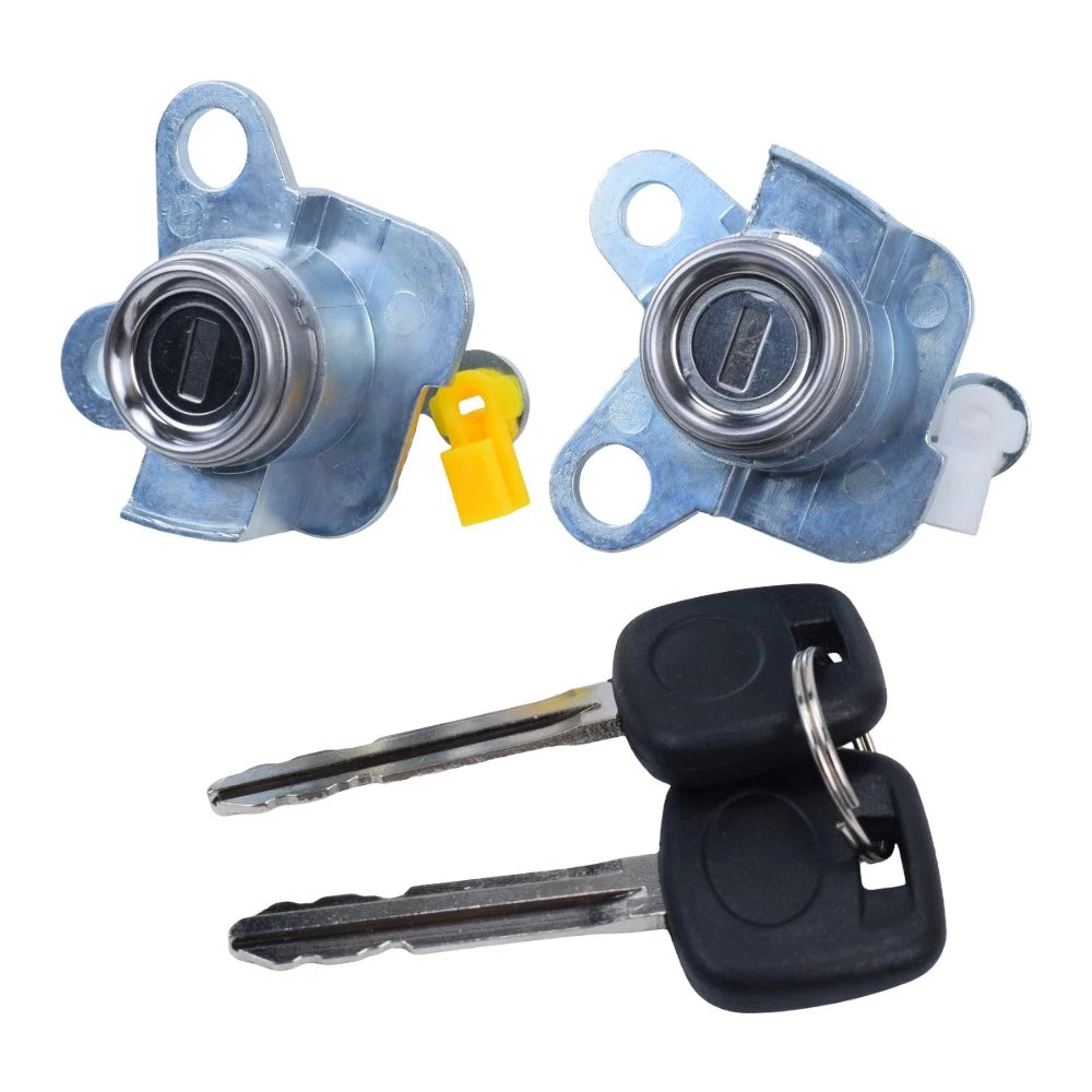 Pair Door Lock Cylinder Switch w/Keys for Chevy Prizm Toyota Corolla (1998–2002)