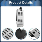 1 Pc Footrest Pedal Cover for Audi A6 (2005–2011) Silver Tone