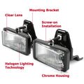 Fog Light Lamp Pair with Bracket for 1985-1992 Camaro IROC-Z Z28