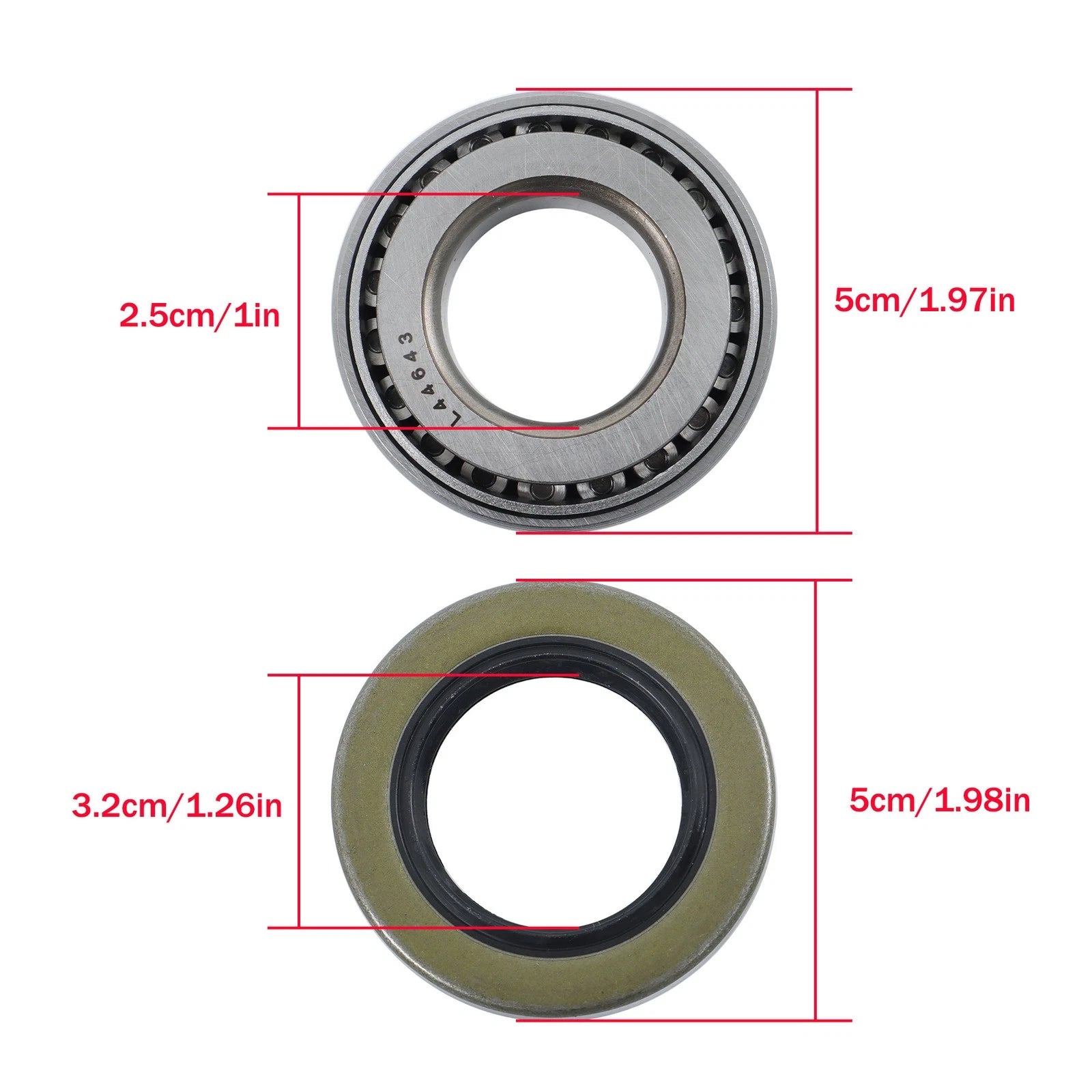 Trailer Hub Wheel Bearing Kit for EZ Lube Axles (2000)
