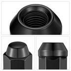20 Pack Black M12x1.5 Lug Nuts for Ford (2011-2024)
