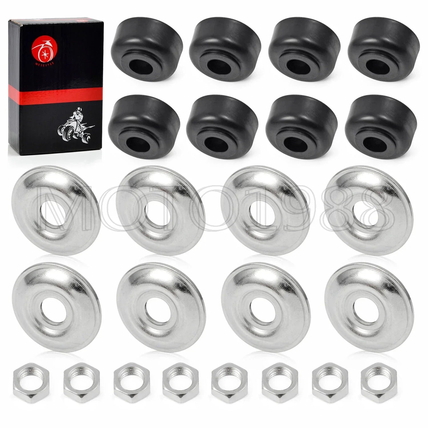 Shock Bushing Kit Front Rear for EZGO Golf Cart TXT Marathon (1982–2024)