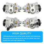 Front Brake Wheel Cylinders & Shoes Pin Kit for Honda Foreman TRX450 (1998–2004)