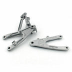 Front Bracket Footrest Footpeg Set for Yamaha YZF R1 (2007–2008) U8 T9