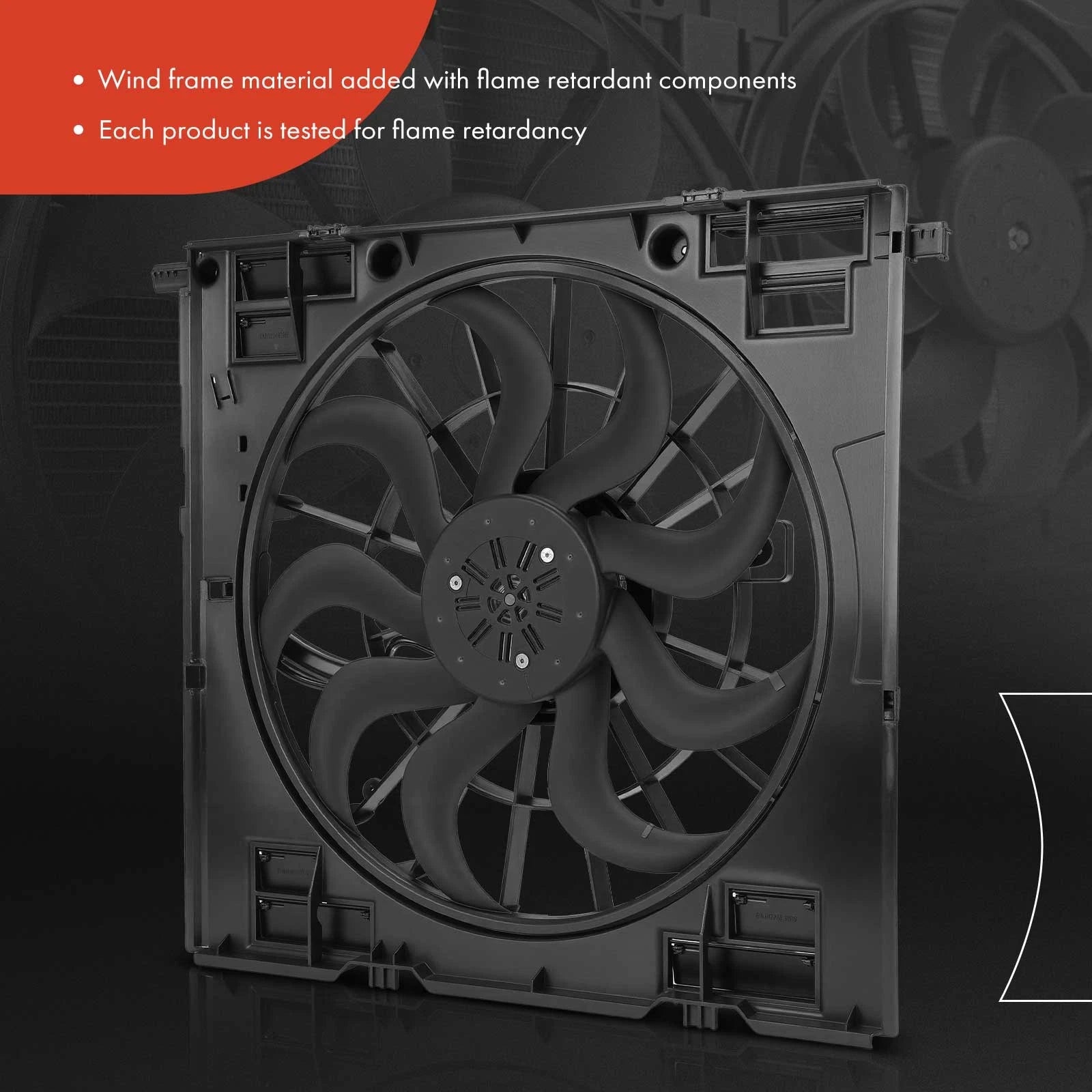 Cooling Fan Assembly with Shroud for BMW X3 X4 (2018–2024)