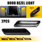 Dynamic Hood Bezel Driving Lights for Dodge Ram 1500 Classic (2010–2022) 68324990AA EV