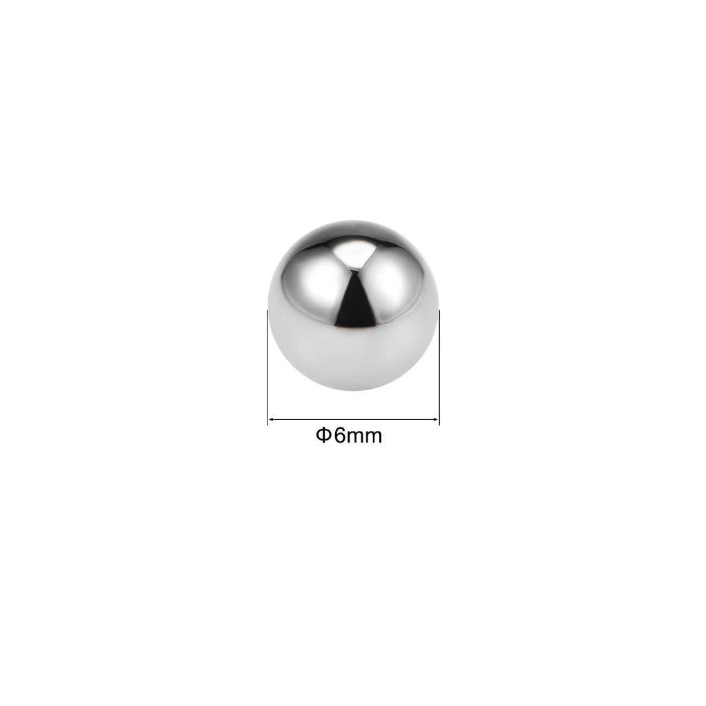 Set of 25 Precision Balls 6mm Solid Chrome Steel G10 for Bearings