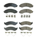 PowerStop Front & Rear Ceramic Disc Brake Pads Kit for Express Savana 2500 3500 (2003–2023)