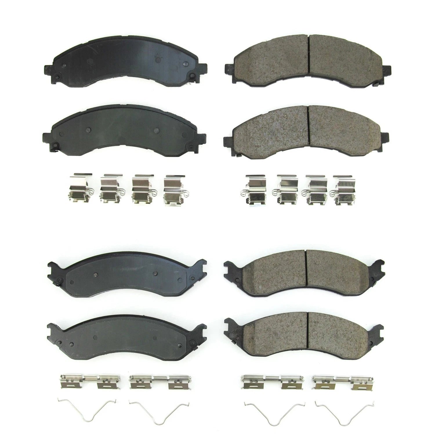 PowerStop Front & Rear Ceramic Disc Brake Pads Kit for Express Savana 2500 3500 (2003–2023)