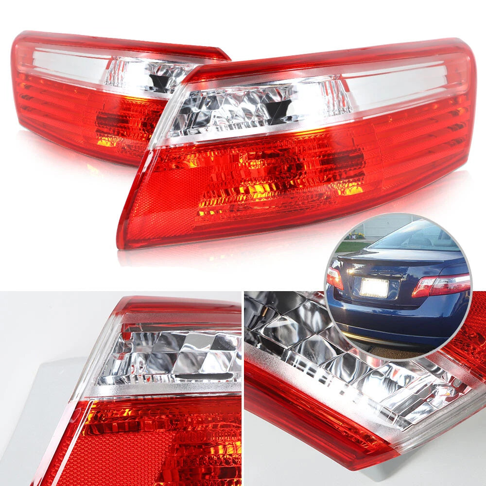 Tail Lights for Toyota Camry (2007-2009) Red Left+Right Assembly