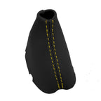 Leather Automatic Shift Boot Cover for BMW E46 (1999–2004) Yellow Stitch