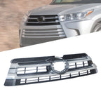 Upper Grille Front Bumper for Toyota Highlander (2017–2019) Chrome