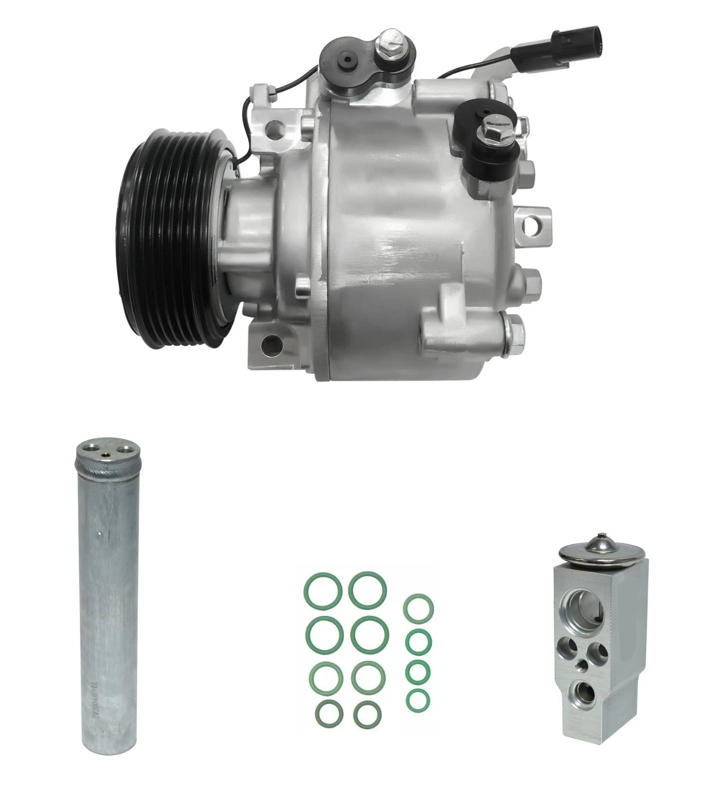 AC Compressor Kit Replacement for Mitsubishi Lancer 2.0L 2.4L (2012–2013)