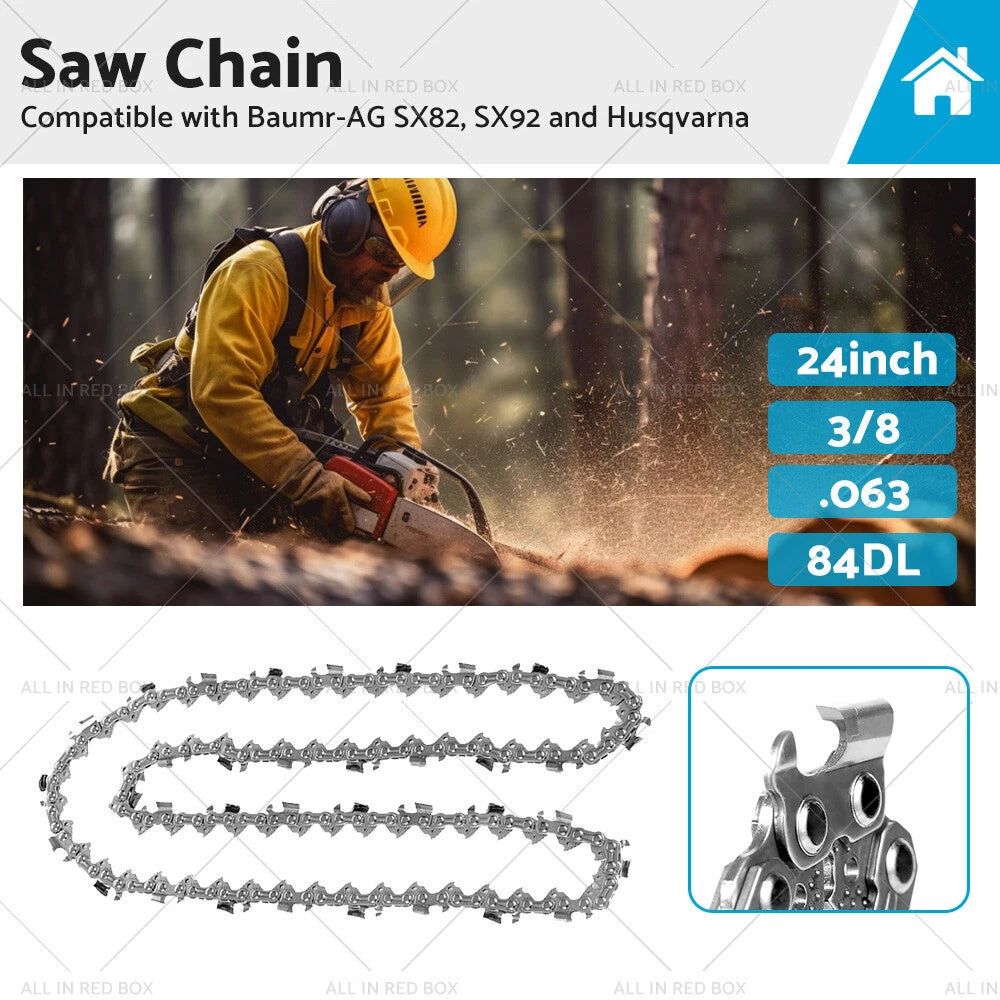 Tungsten Carbide Semi Chisel Saw Chain for Husqvarna (84DL 3/8 063)