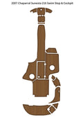EVA Foam Teak Flooring Pad for Chaparral Sunesta 216 (2007)