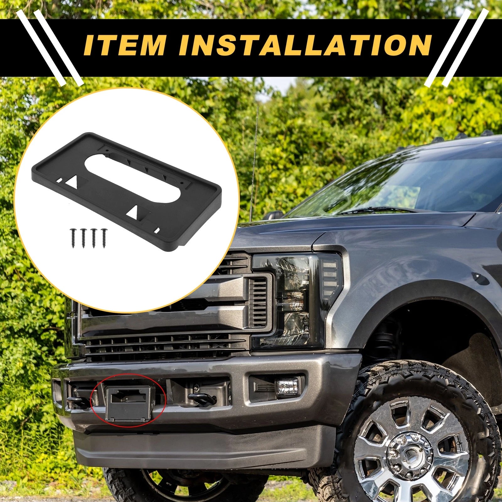 License Plate Bracket Holder for Ford F-150 (2009–2014) Set of 1