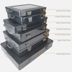 Tool Parts Box with Removable Dividers for Custom Storage