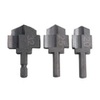 Set of 3 Stepped Drill Bits for PPR Water Pipes - Hexagon Shank