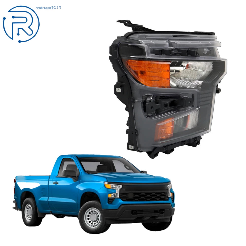 Passenger Headlight Assembly for Chevy Silverado 1500 (2022–2024) Halogen