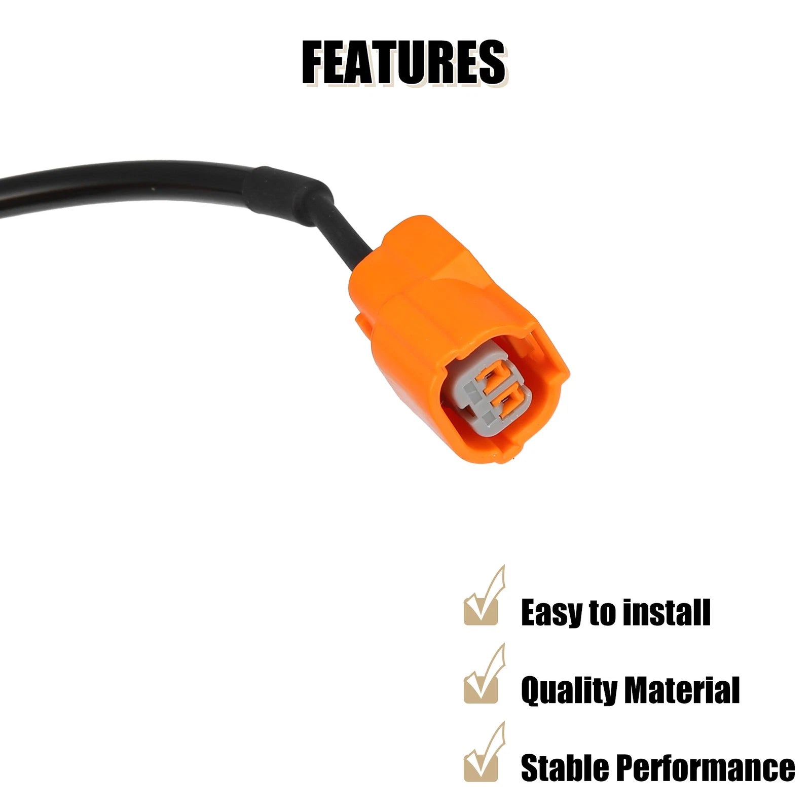 2pcs ABS Sensor No. 57450SLNA01/57455SLNA01 for Honda Fit (2007–2014)