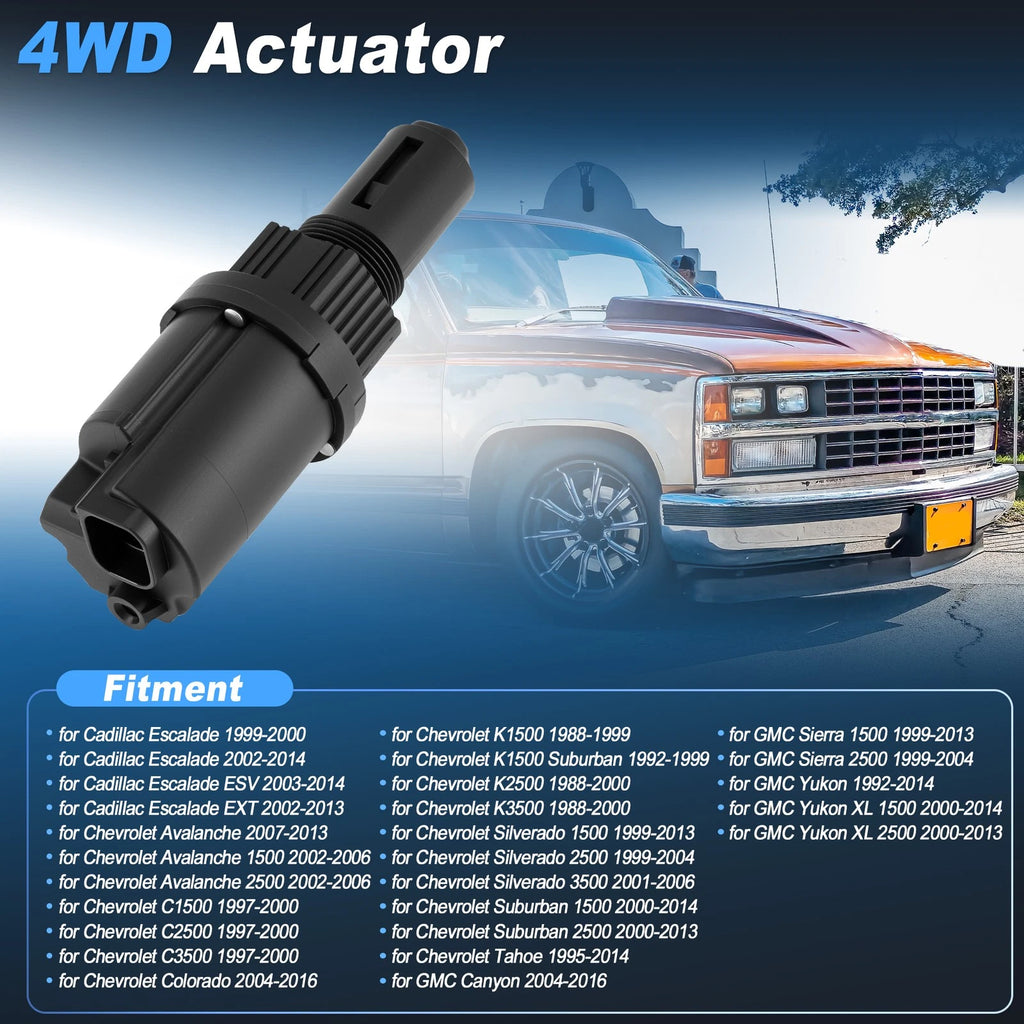 4WD Actuator for Chevy Silverado, Avalanche, K1500 (2000–2006) 26060073