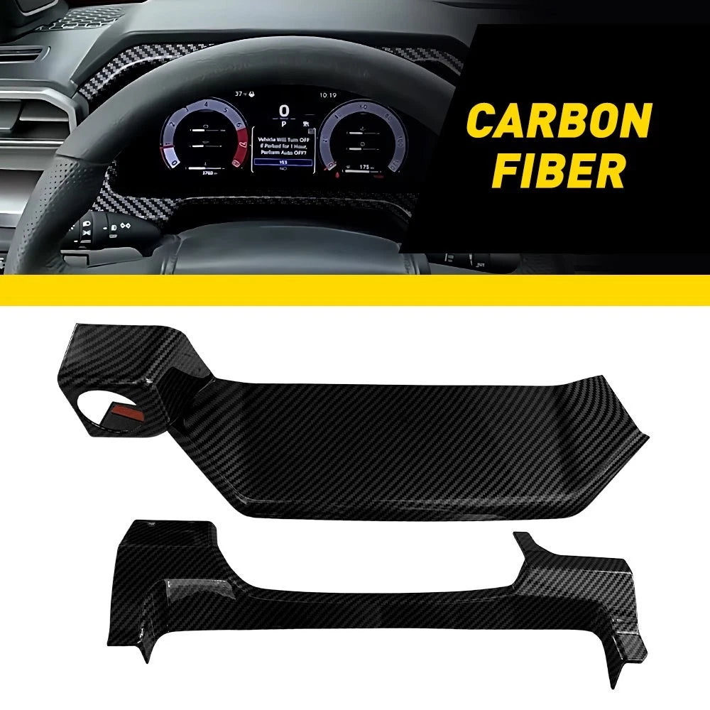 Dashboard Panel Frame Trim for Toyota Tacoma (2024–2025) ABS Carbon Fiber