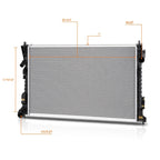 Radiator for Ford Taurus SHO/Lincoln MKS 3.5T (2010–2012) DPI-13186