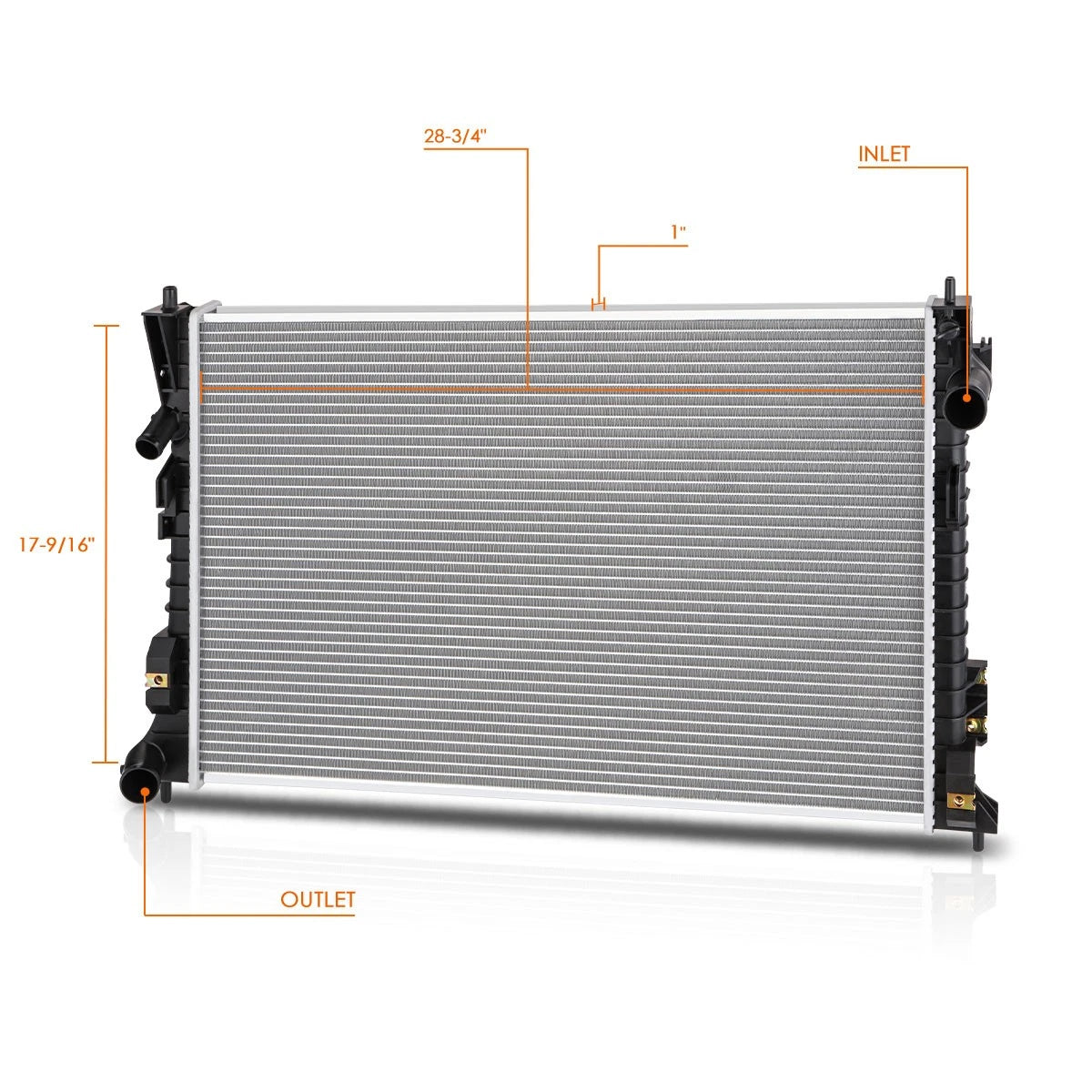Radiator for Ford Taurus SHO/Lincoln MKS 3.5T (2010–2012) DPI-13186