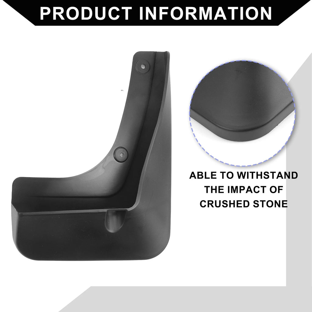Mud Flap Splash Guard Set for Chevrolet Malibu Hybrid (2016–2023)
