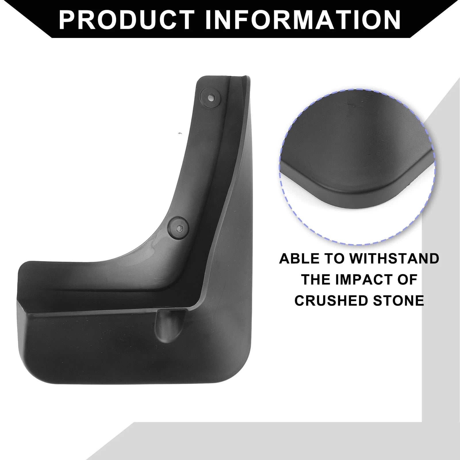 Mud Flap Splash Guard Set for Chevrolet Malibu Hybrid (2016–2023)