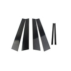 6 x Door Cover Trim Kit Black Pillar Posts for Acura TL (2004-2008)