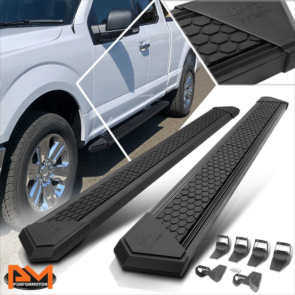 J2 Nerf Bar Running Board for Ford F150-F350 (2015–2020) 8" EXT Cab Honeycomb Pad