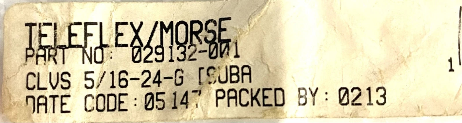 Clevis Assembly for Teleflex Morse 60 Series (029132-001) 5/16"-24