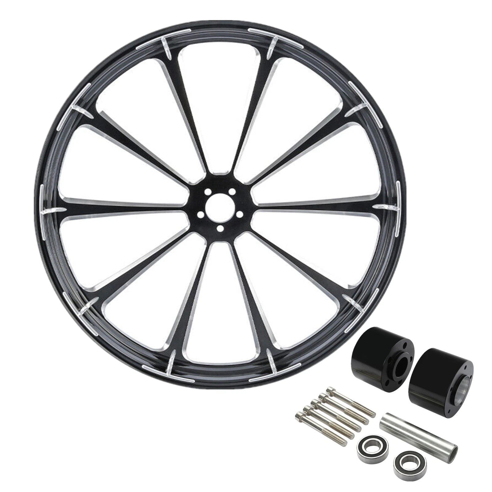 32" Front Wheel Rim with Dual Disc Hub for Harley Touring (1997–2021)