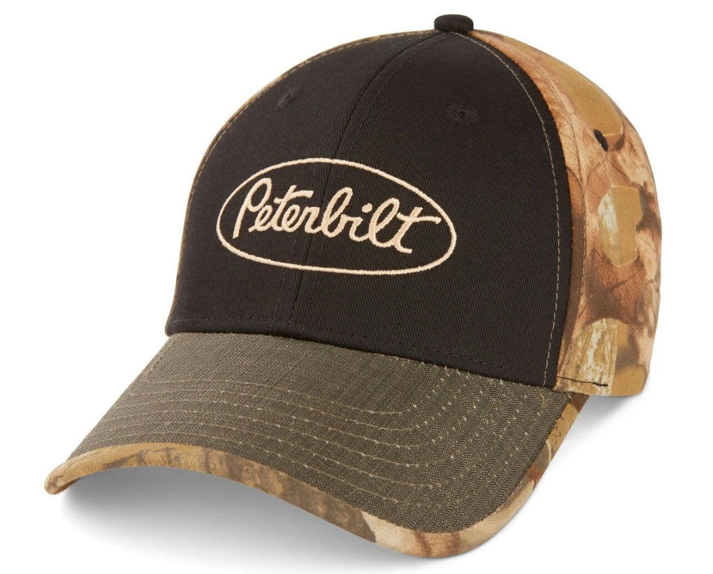 Camo Herringbone Chino Cap for Peterbilt Trucks