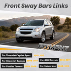 2Pcs Front Stabilizer Sway Bar End Links for Chevy Equinox/GMC Terrain (2008–2017)