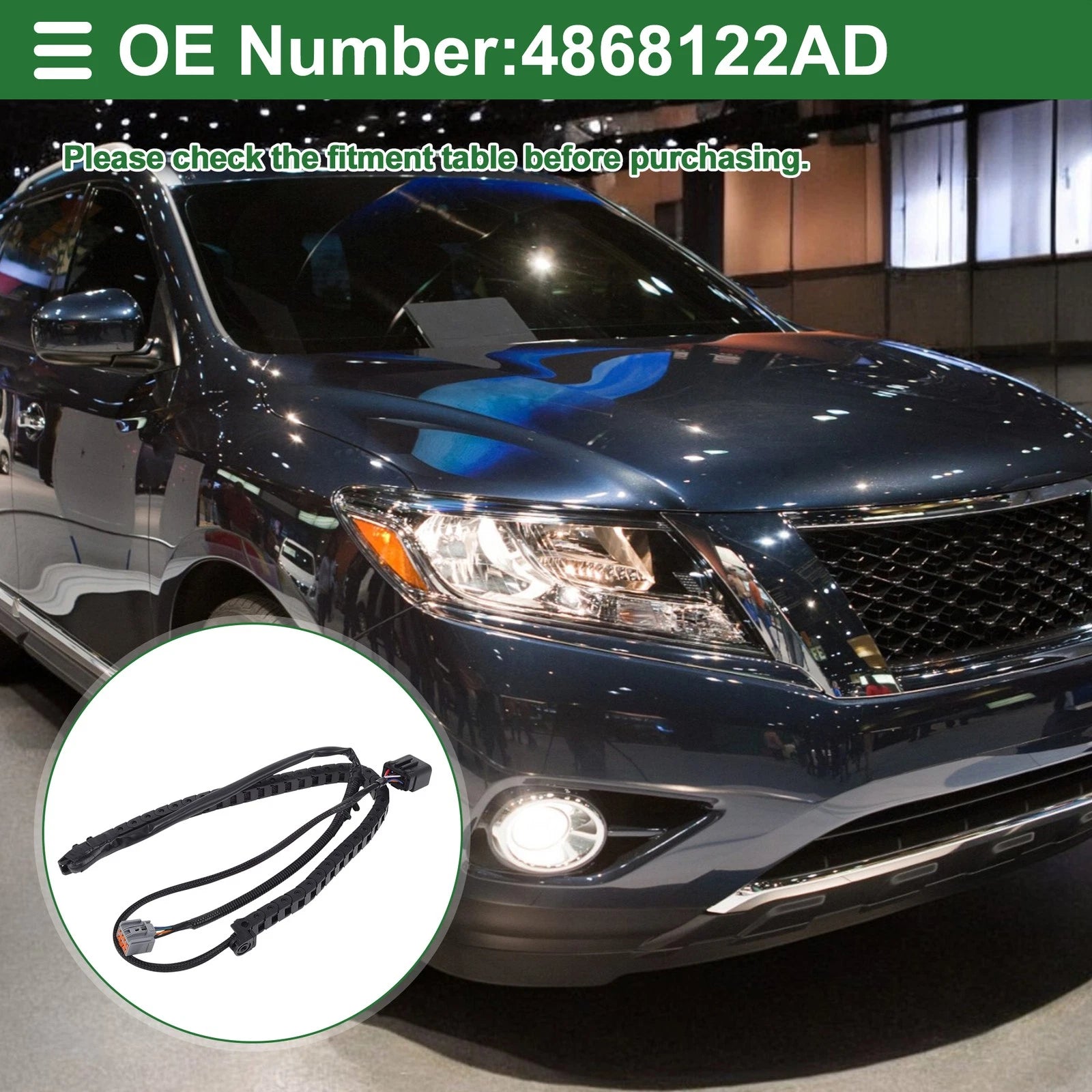7 Pin Door Wiring Harness Connector for Dodge Grand Caravan (2004–2007)