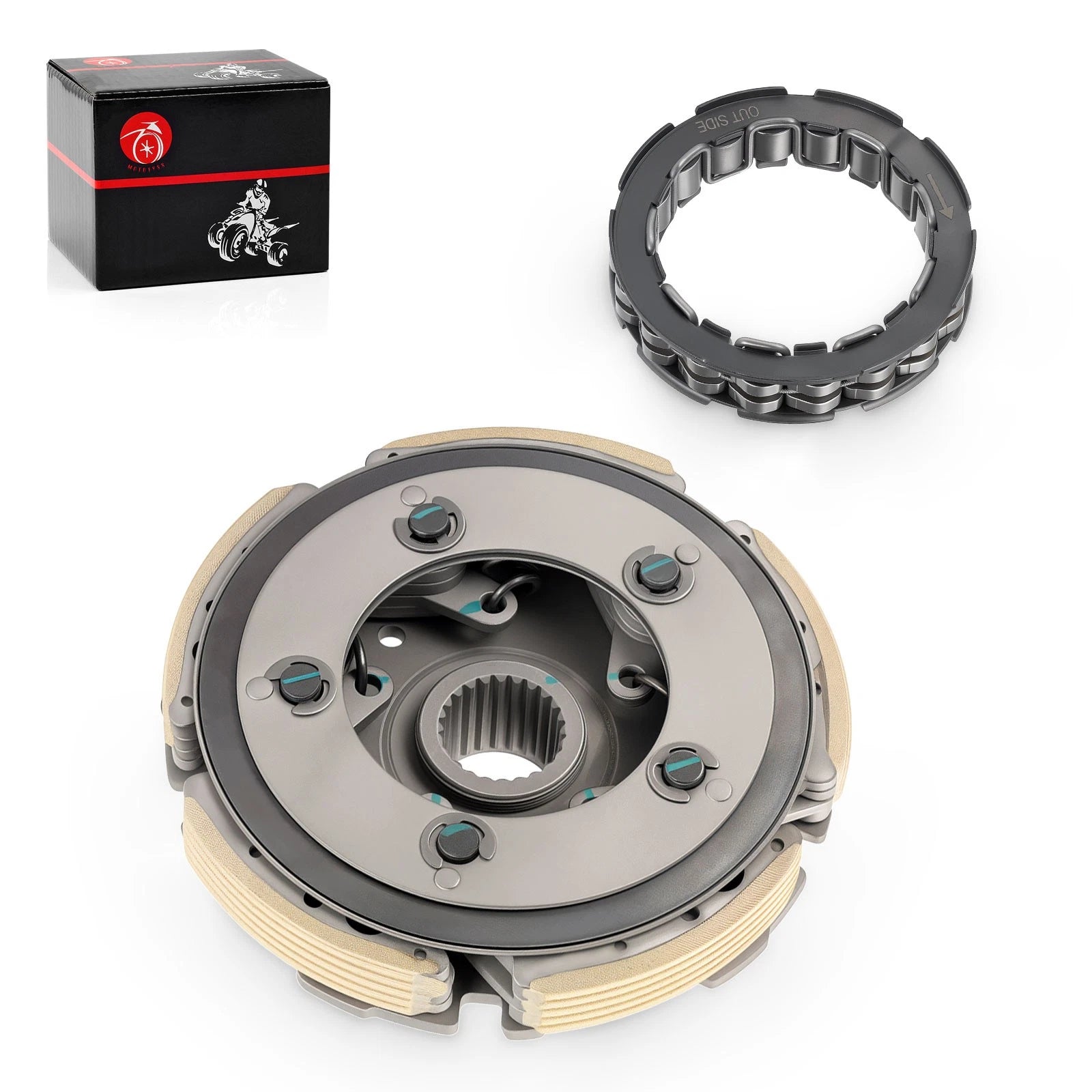 Wet Clutch Centrifugal w/ Bearing for Honda FourTrax TRX300 TRX300FW (1988–2000)