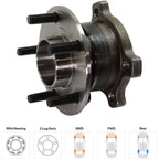 Set of 2 Wheel Hubs for Ford Escape (2013–2019) Rear AWD 5 Lug
