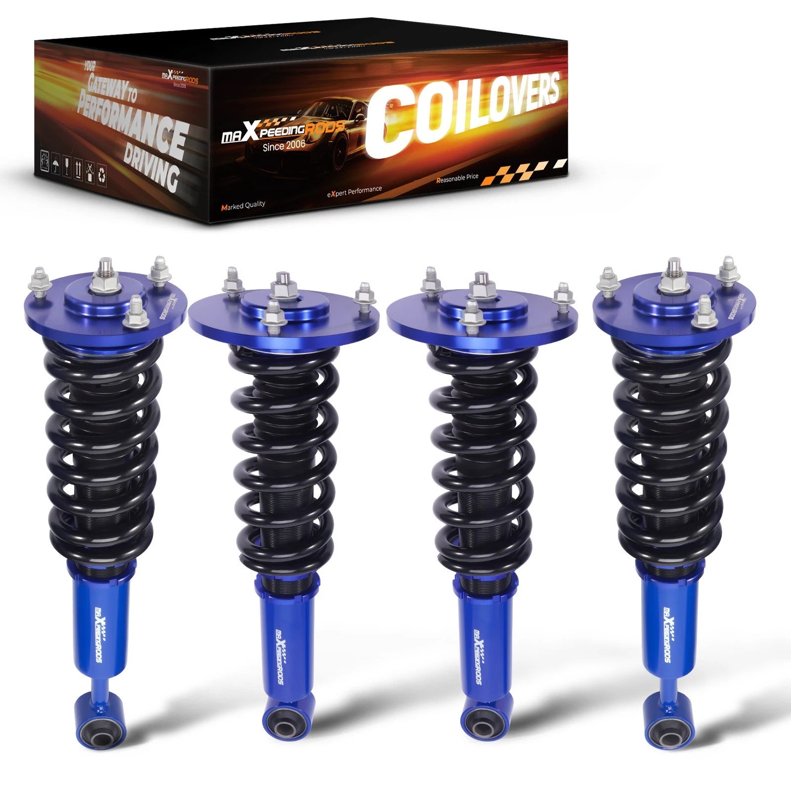 Front + Rear Conversion Kit for Ford Expedition & Navigator (2003–2006) Shocks