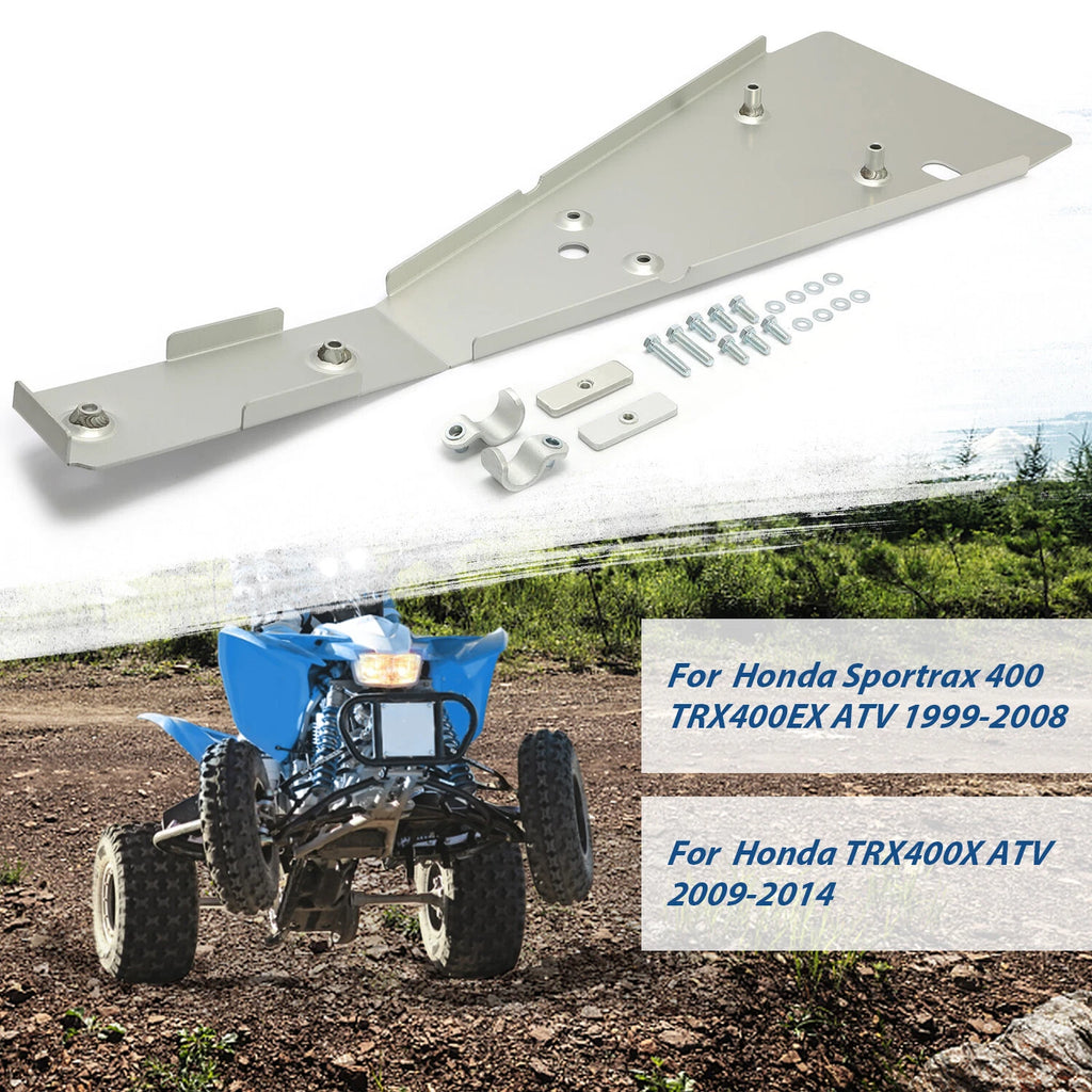 Engine Skid Glide Plate for Honda Sportrax TRX400EX 1999–2008, 400X 2009–2014